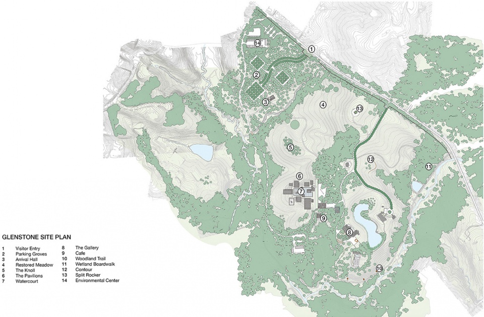 2019 asla general design award of honor glenstone by pwp landscape architecture
