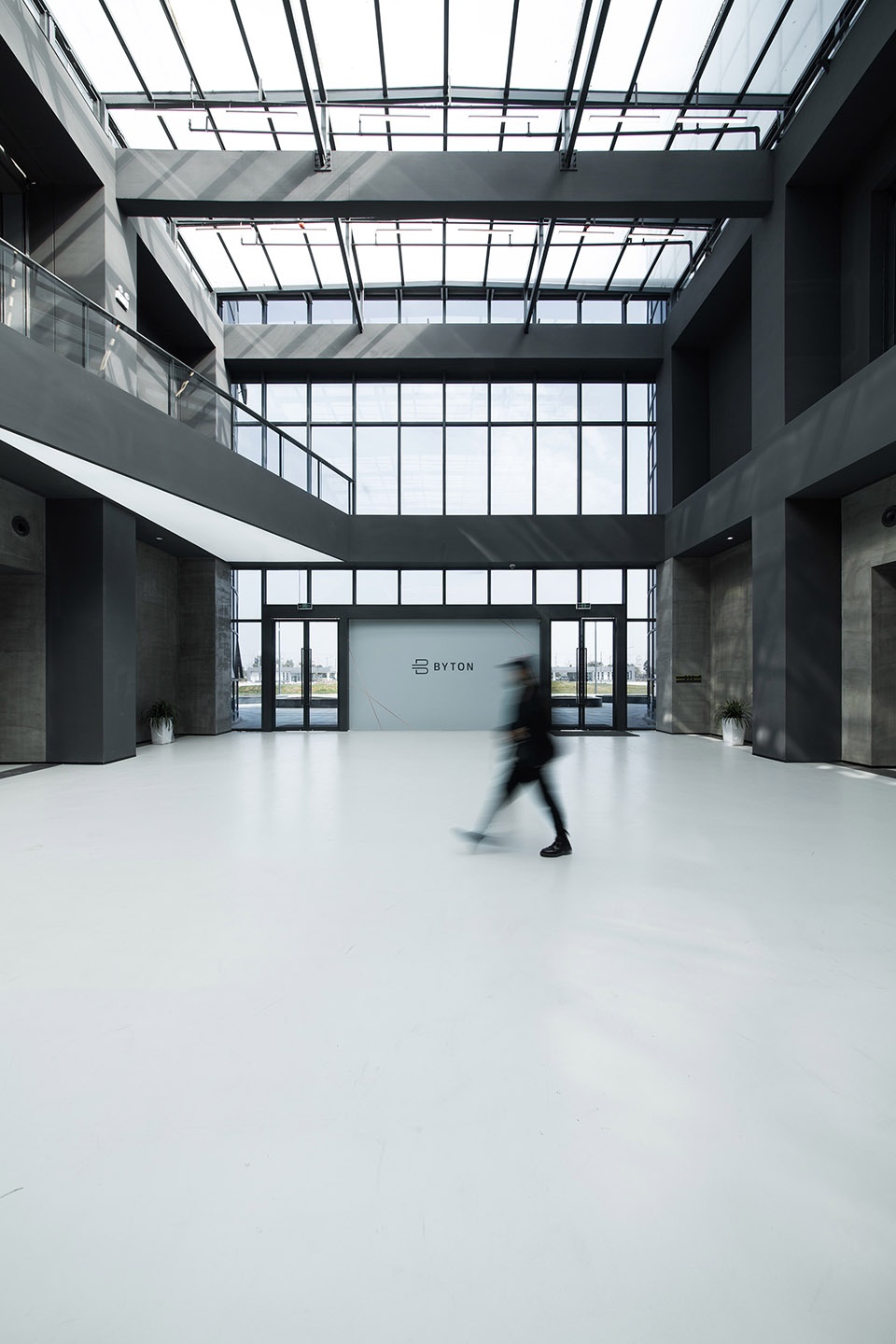 byton production base office china by indeco