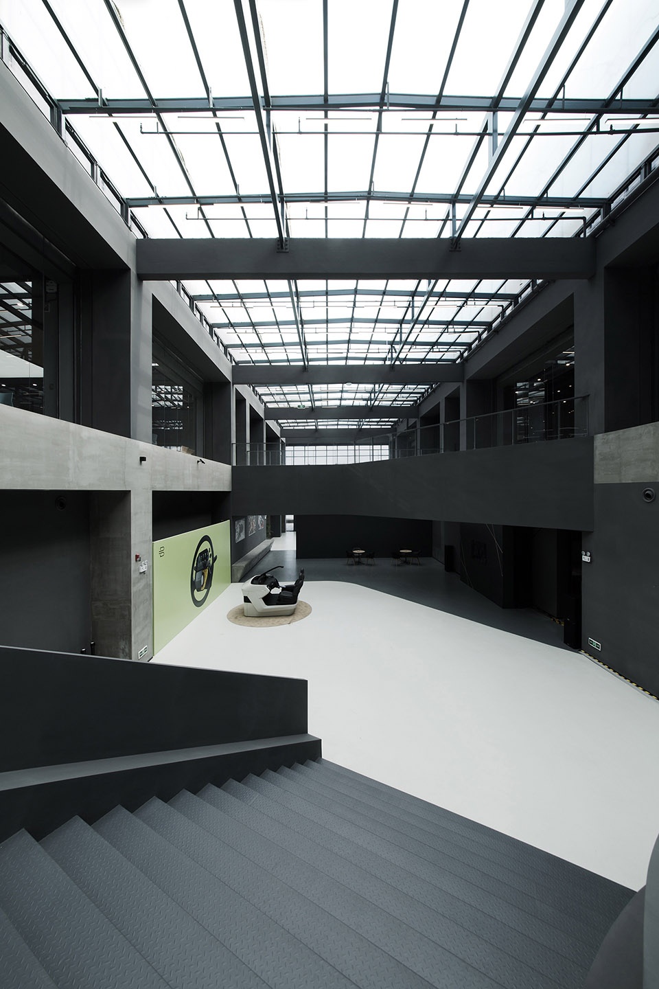 byton production base office china by indeco