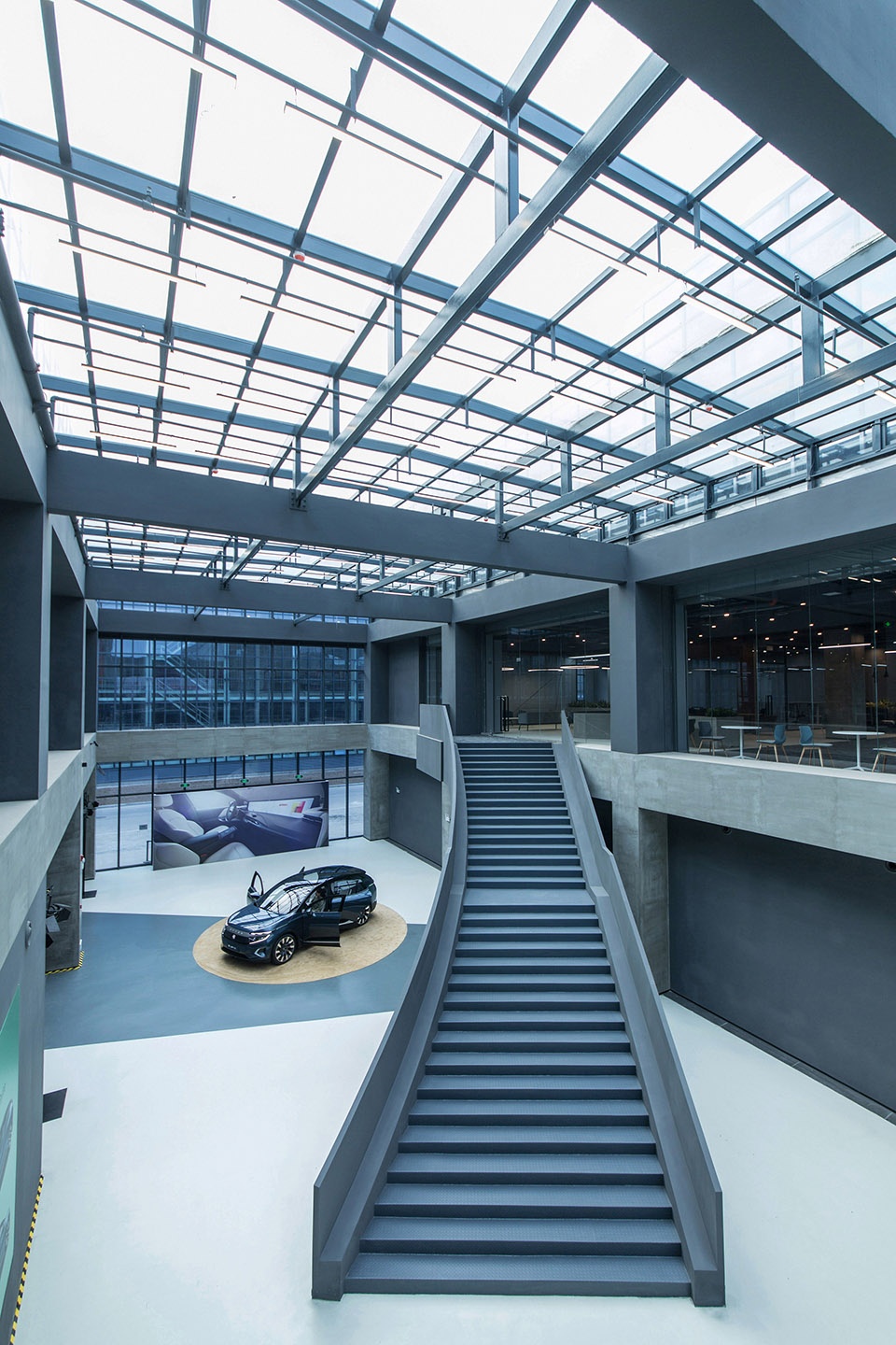byton production base office china by indeco