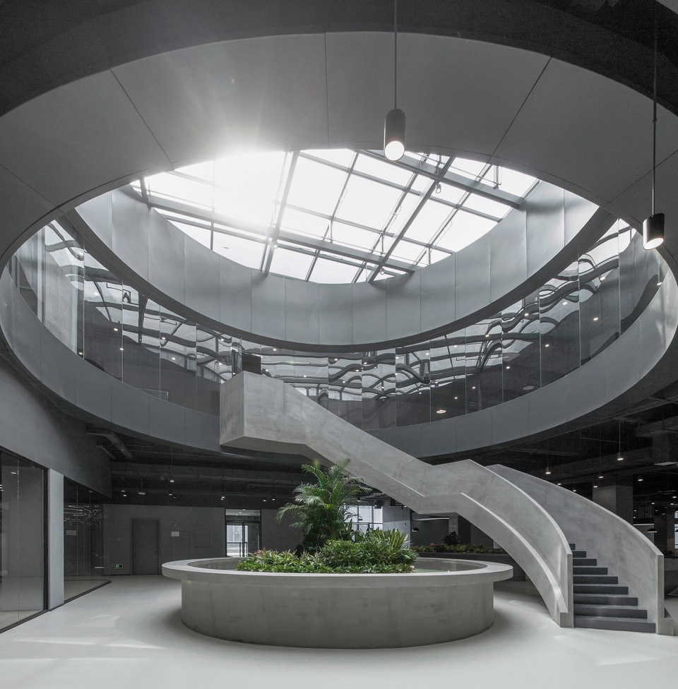byton production base office china by indeco