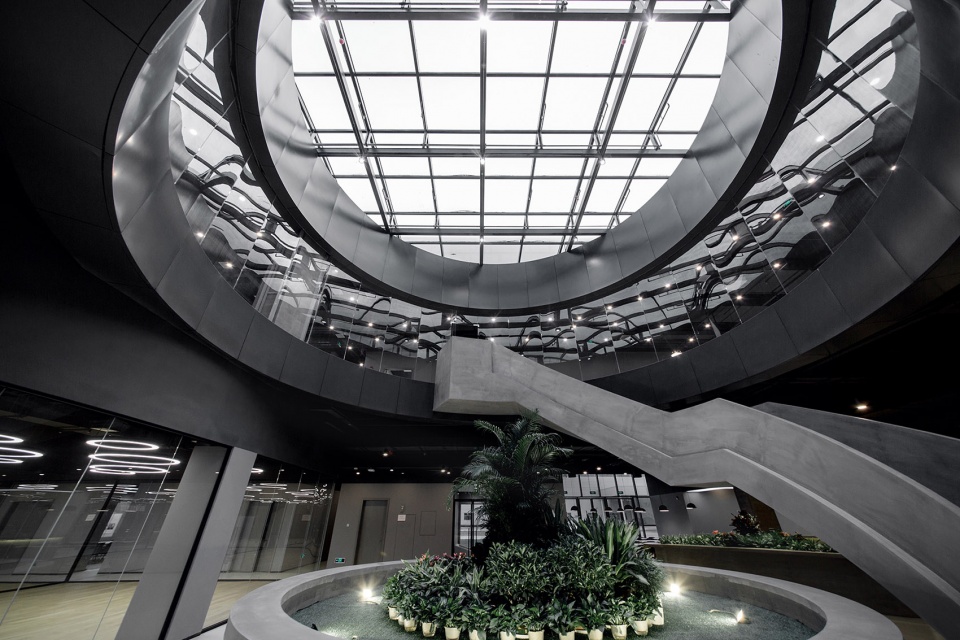 byton production base office china by indeco