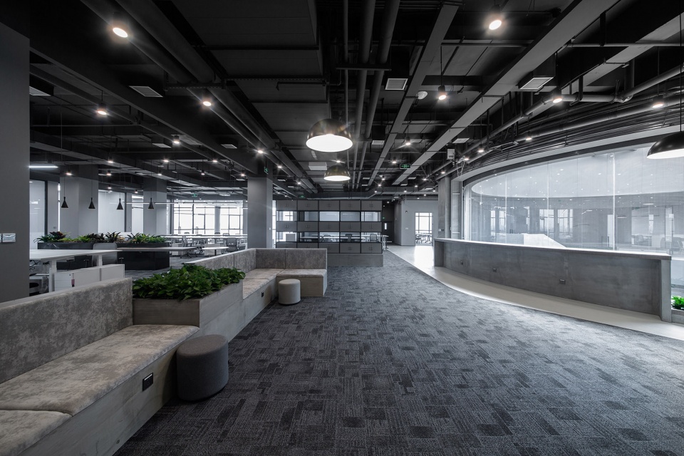byton production base office china by indeco