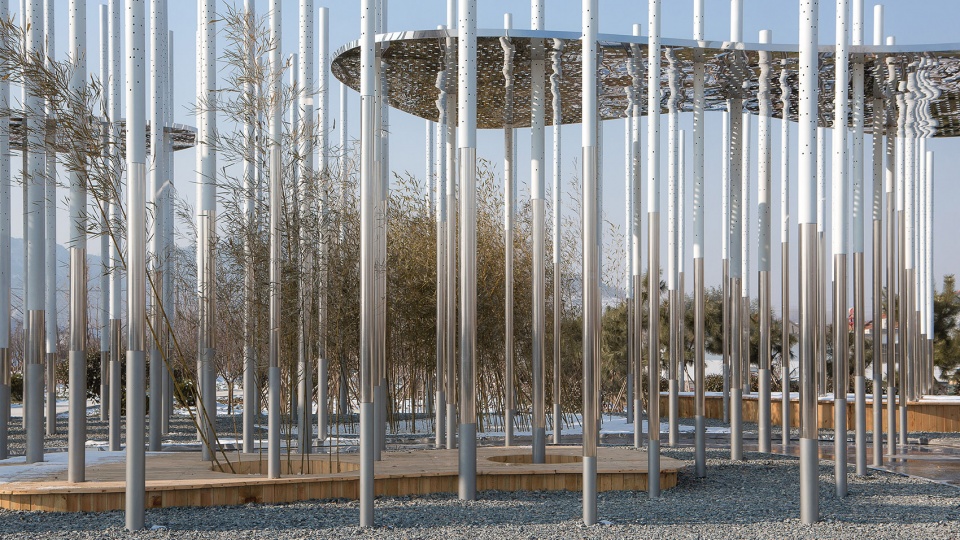 dragon mountain landmark pavilion china by aurelien chen