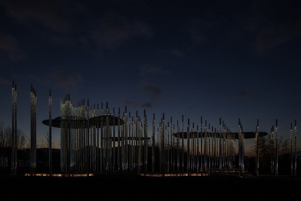 dragon mountain landmark pavilion china by aurelien chen