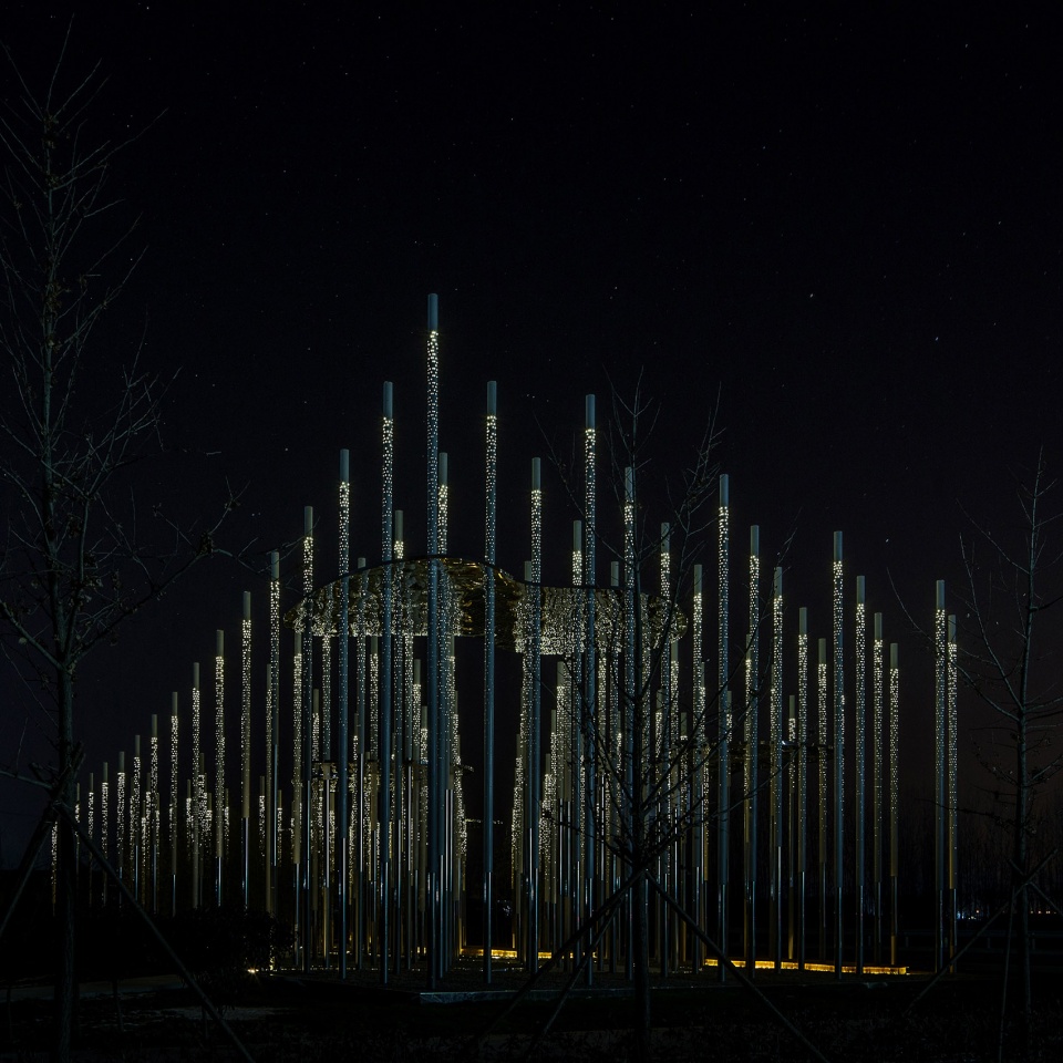 dragon mountain landmark pavilion china by aurelien chen
