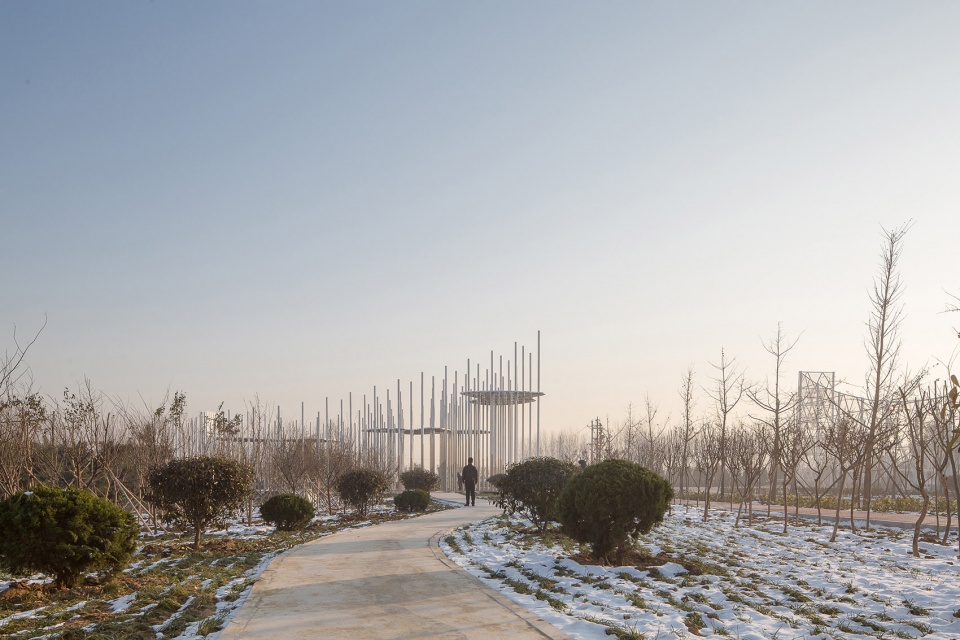 dragon mountain landmark pavilion china by aurelien chen
