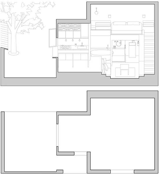 yard apartment china by qisi design