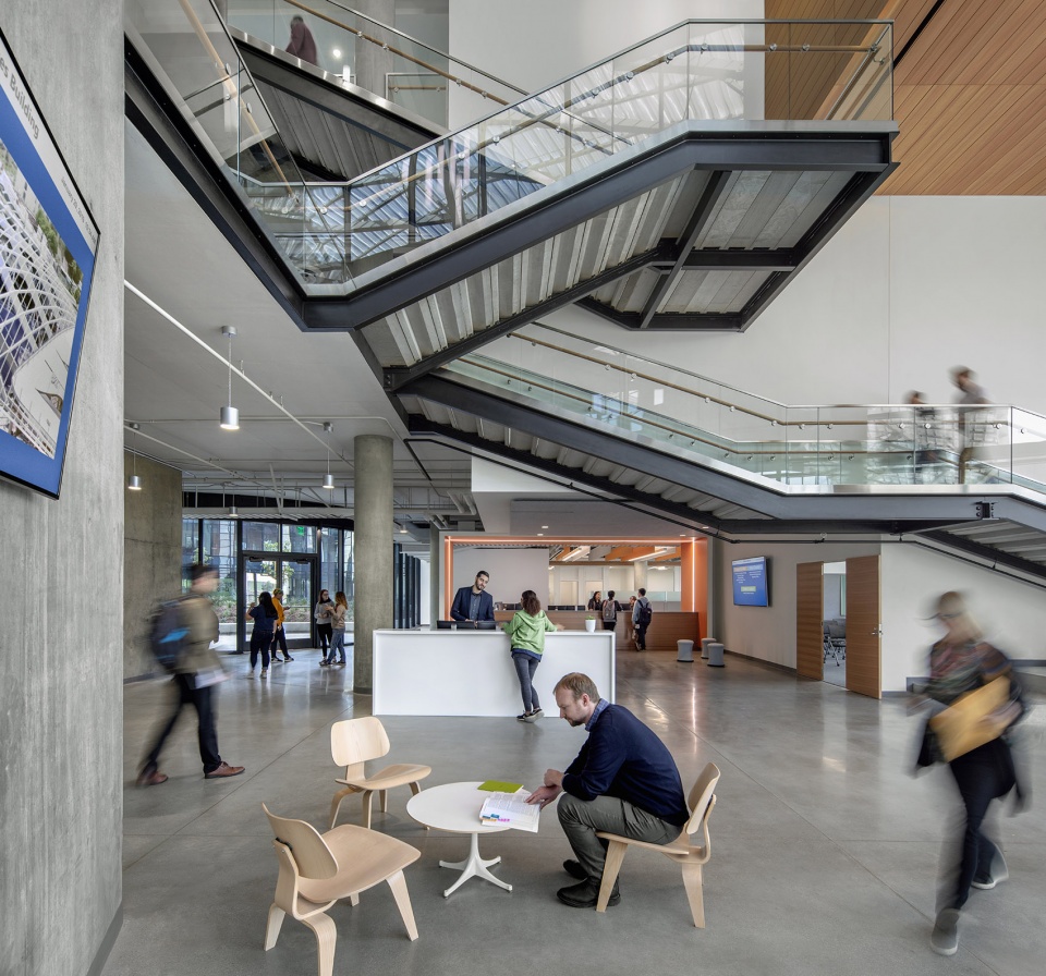 student services building by co architects