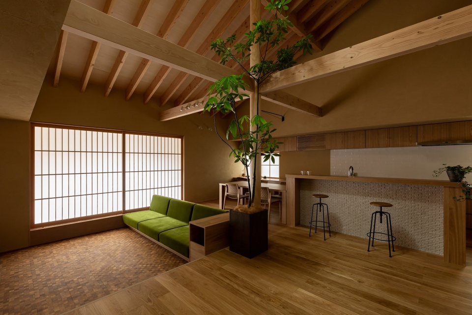 hikone house by hearth architects