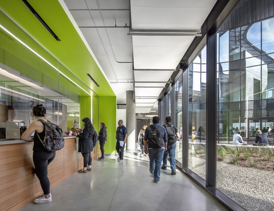 student services building by co architects