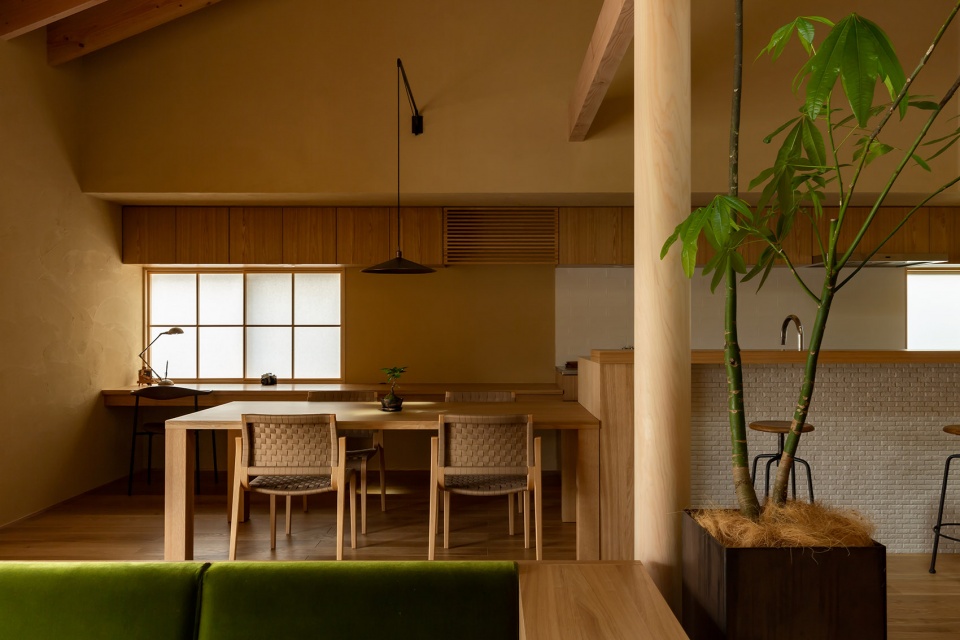 hikone house by hearth architects