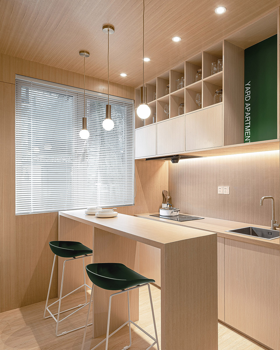yard apartment china by qisi design