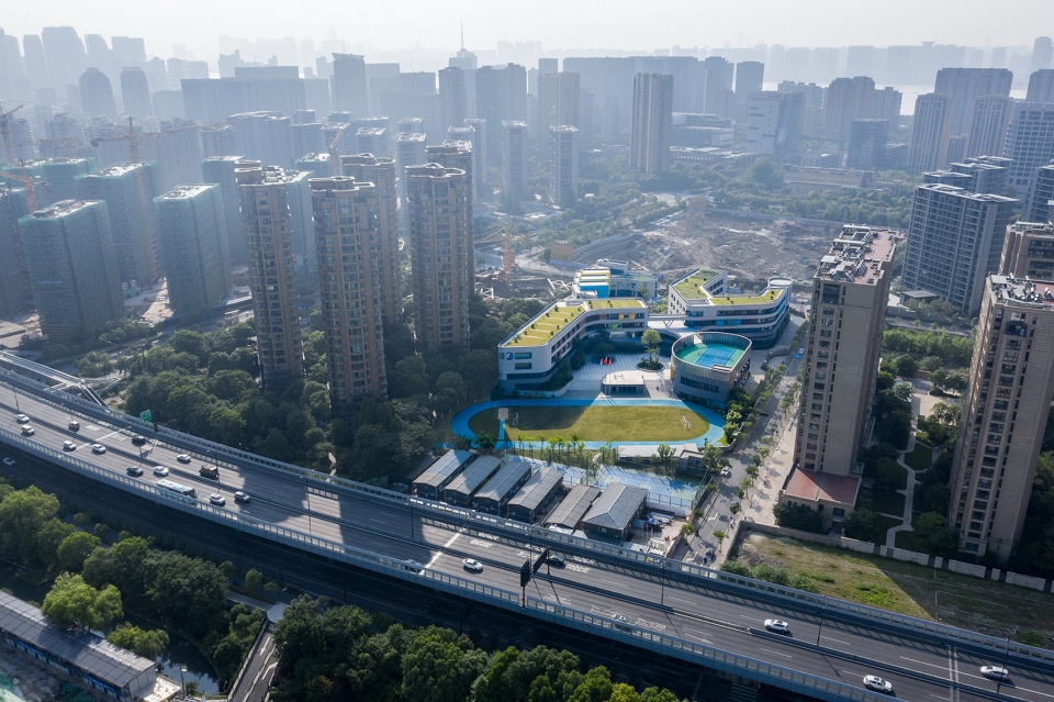 hangzhou shengli elementary school new city campus and kindergartens affiliated china by uad
