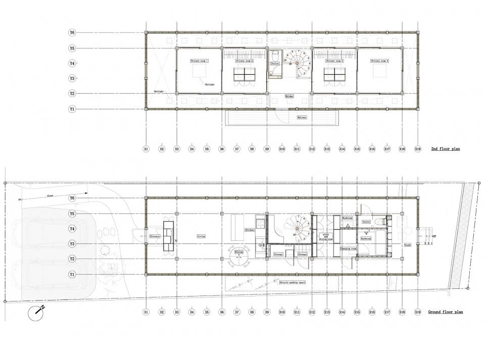 ogimachi house by uno tomoaki architects