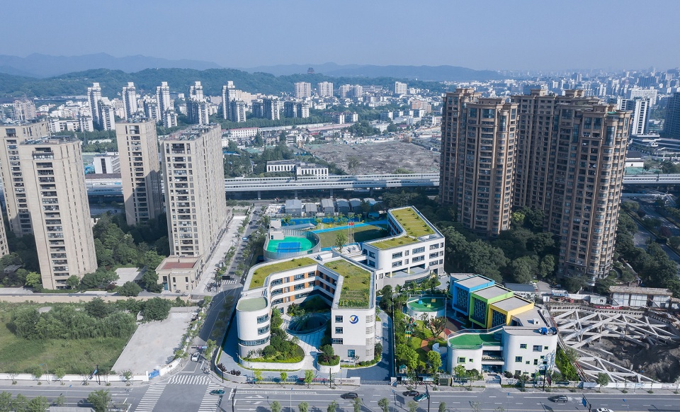 hangzhou shengli elementary school new city campus and kindergartens affiliated china by uad