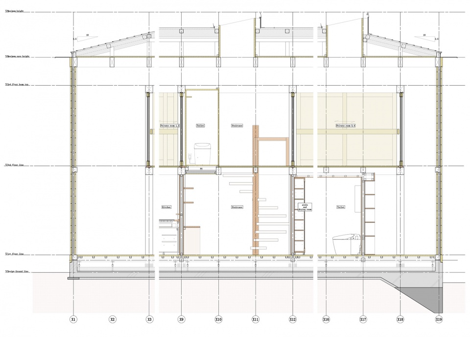 ogimachi house by uno tomoaki architects