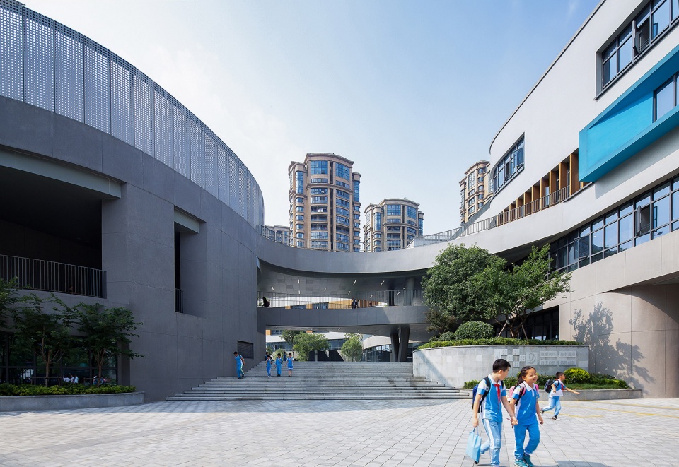 hangzhou shengli elementary school new city campus and kindergartens affiliated china by uad