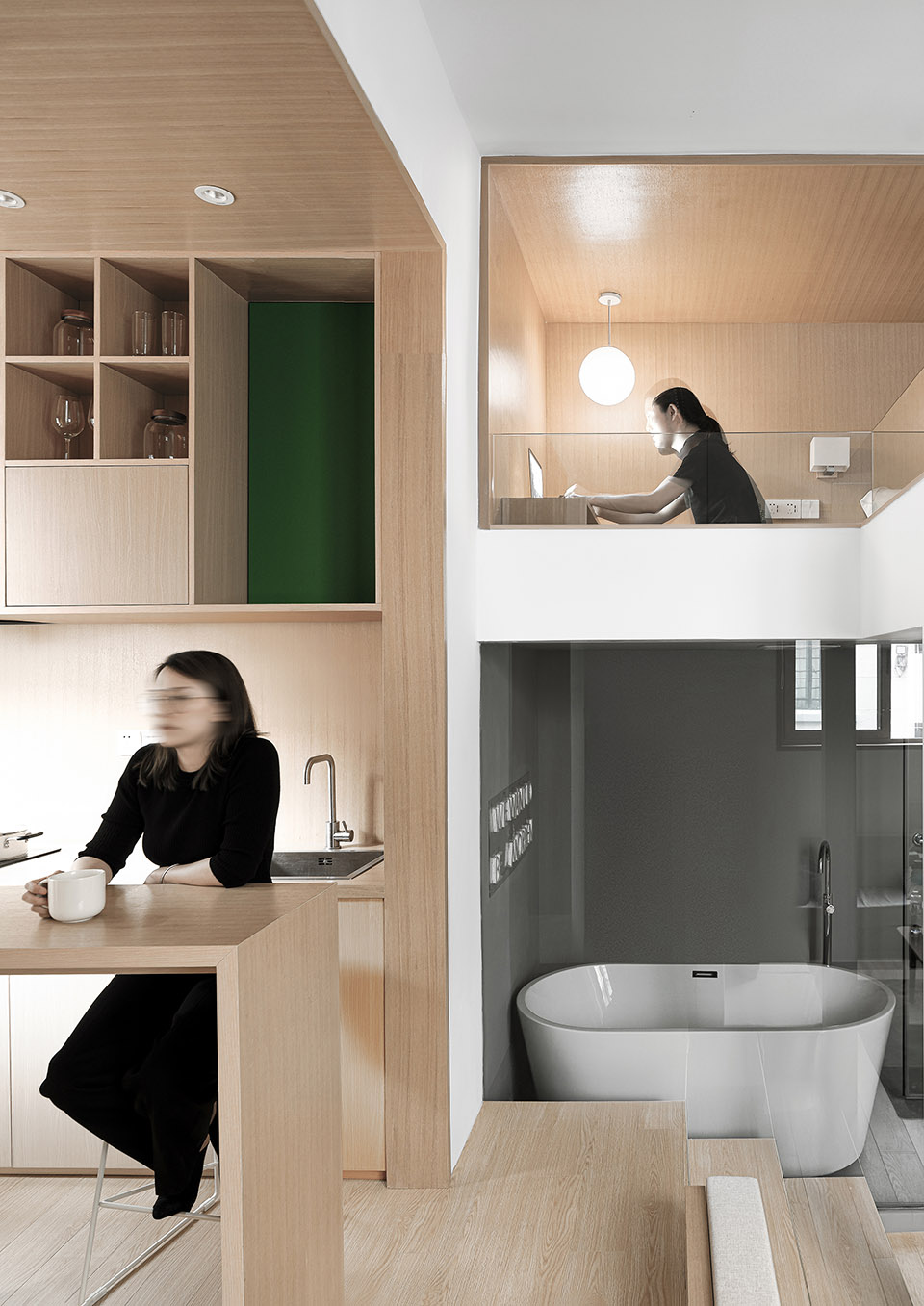 yard apartment china by qisi design