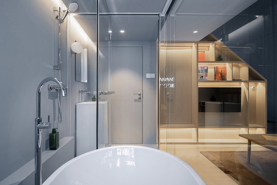 yard apartment china by qisi design