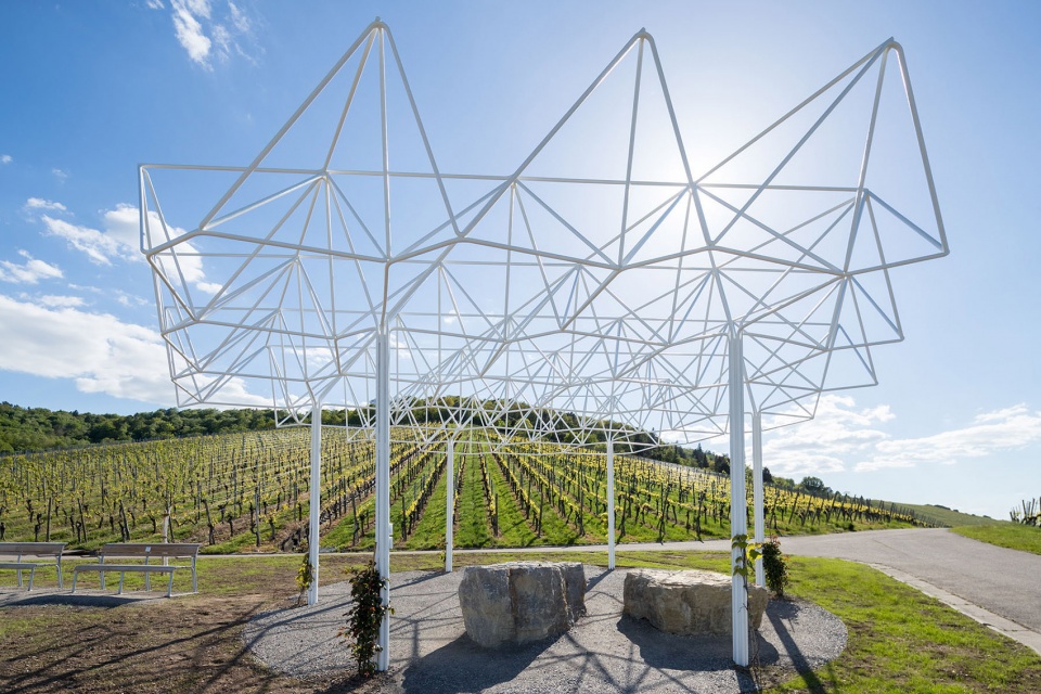belvedere a pavilion in fellbach for the remstal gartenschau 2019 by barkow leibinger