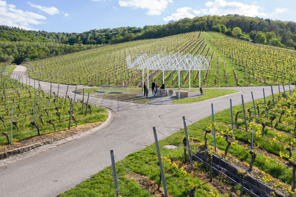 belvedere a pavilion in fellbach for the remstal gartenschau 2019 by barkow leibinger
