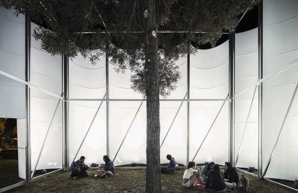 green village pavilion in lollapalooza by urzua soler arquitectos felipe alarcon arquitecto 960x621