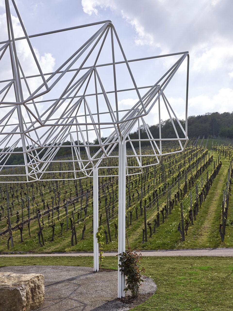 belvedere a pavilion in fellbach for the remstal gartenschau 2019 by barkow leibinger