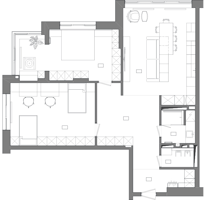 polotno apartment by sergey makhno