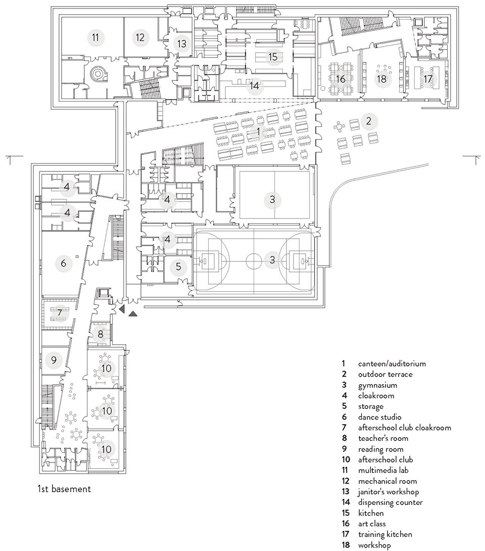 elementary school amos for psary and dolni jircany by soa architekti