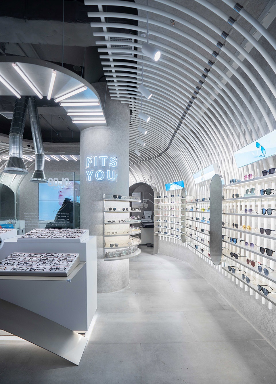 bow aojo glasses store china by muland