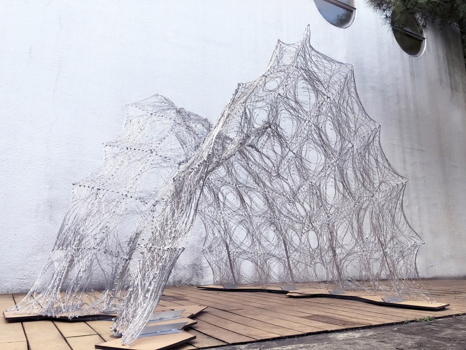 robotic metal wire knitting china by hsi ping hung