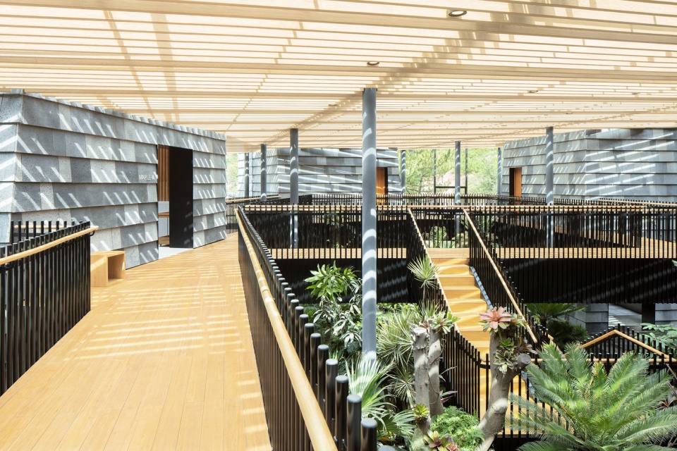 forest valley hot spring center china by blue architecture studio