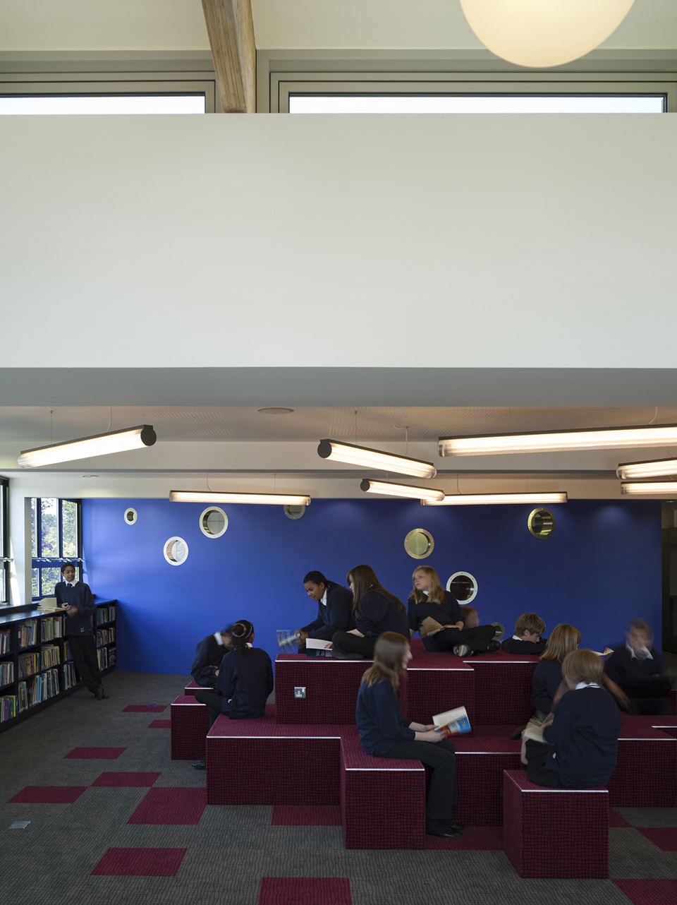 rivers academy new library building by jonathan clark architects