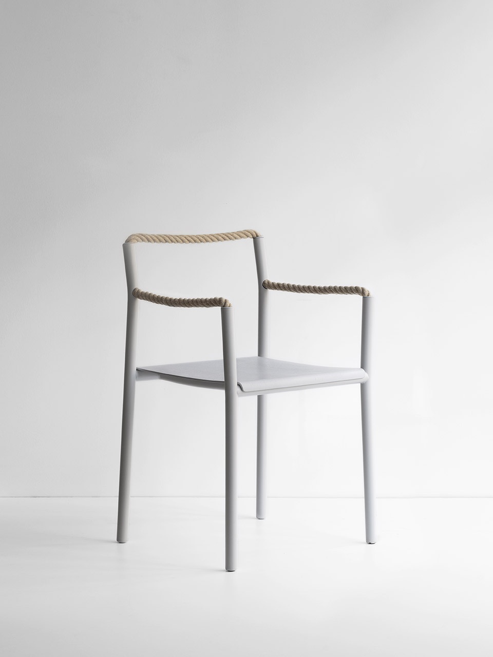artek rope chair and tupla wall hook by ronan erwan bouroullec