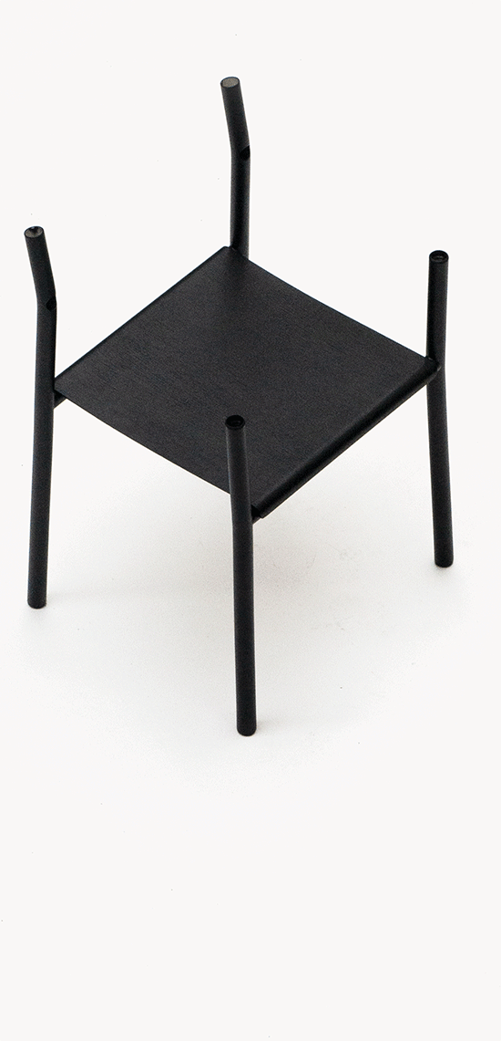 artek rope chair and tupla wall hook by ronan erwan bouroullec