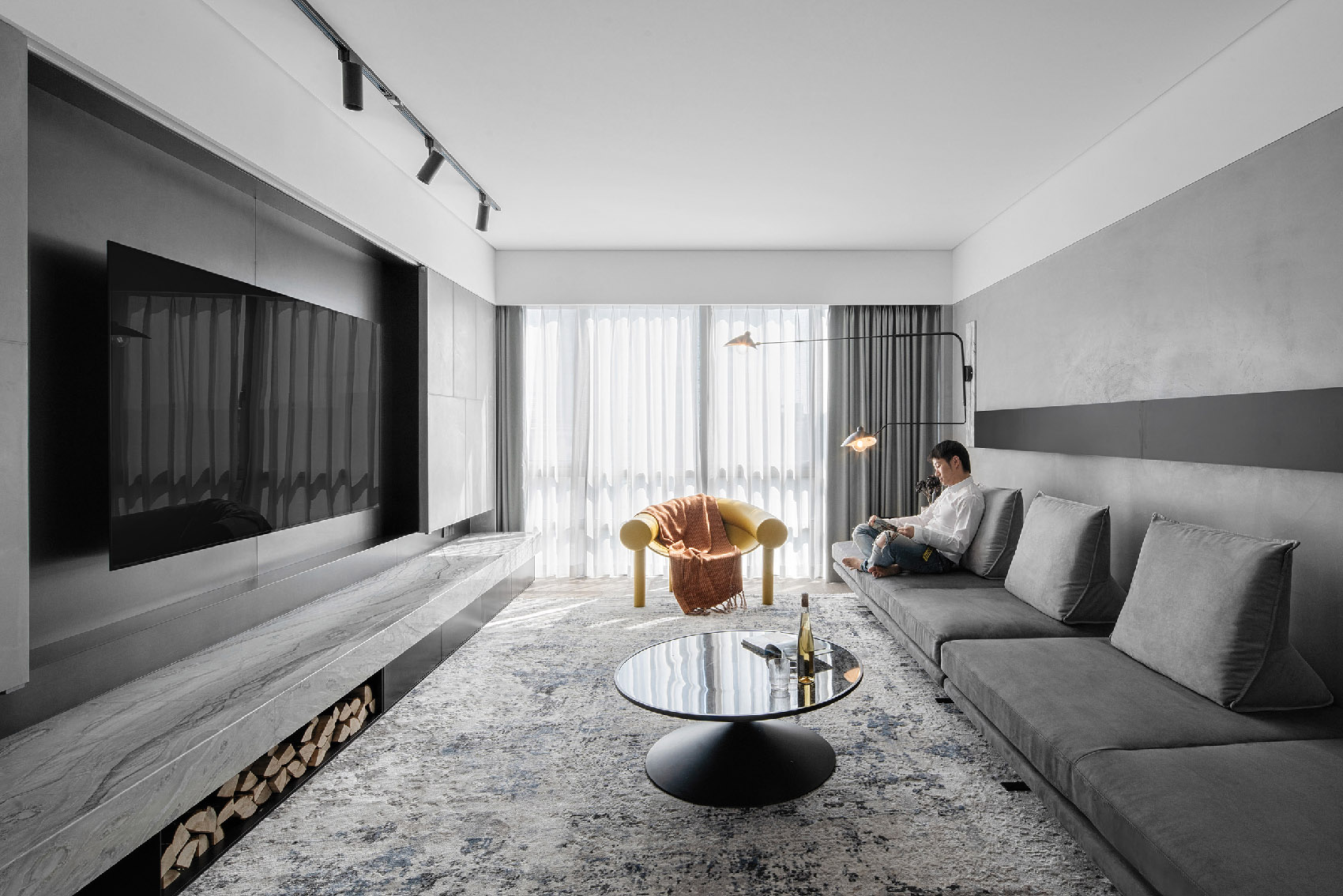 renovation of the apartment beside the huangpu river china by found architects