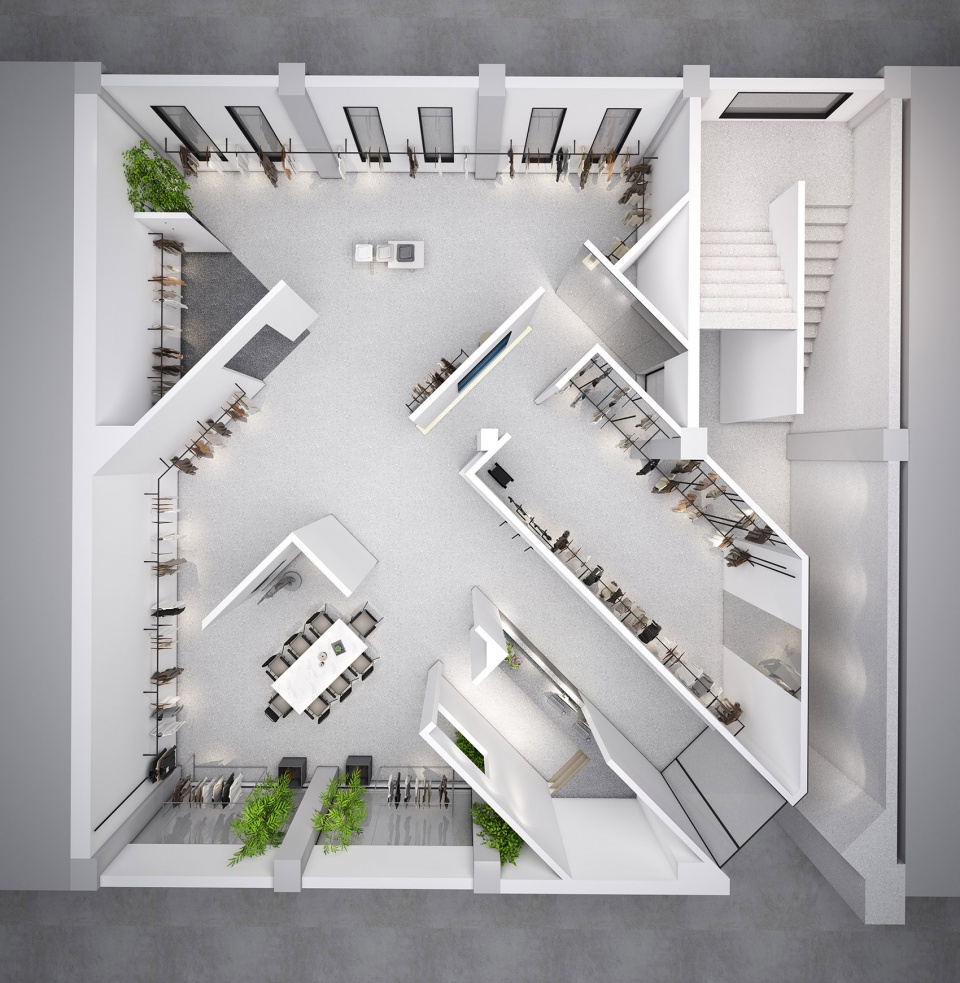phoenixsimple fashion store china by moye design studio