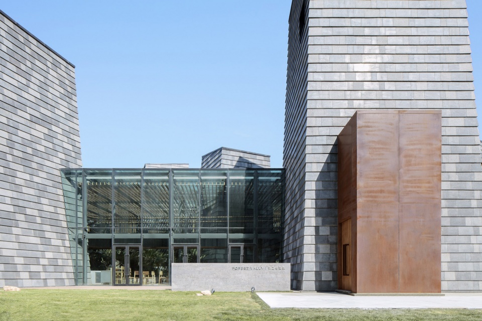 forest valley hot spring center china by blue architecture studio