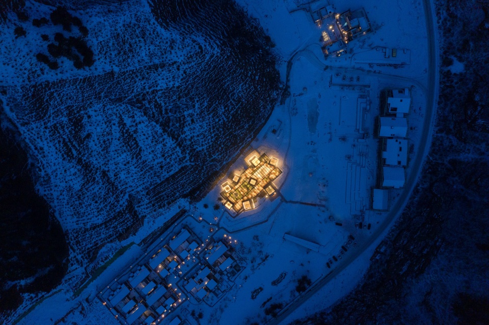 forest valley hot spring center china by blue architecture studio
