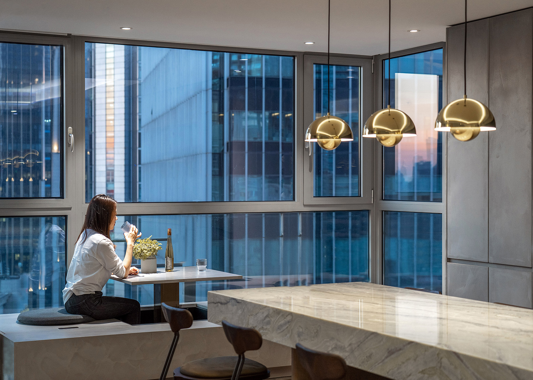 renovation of the apartment beside the huangpu river china by found architects