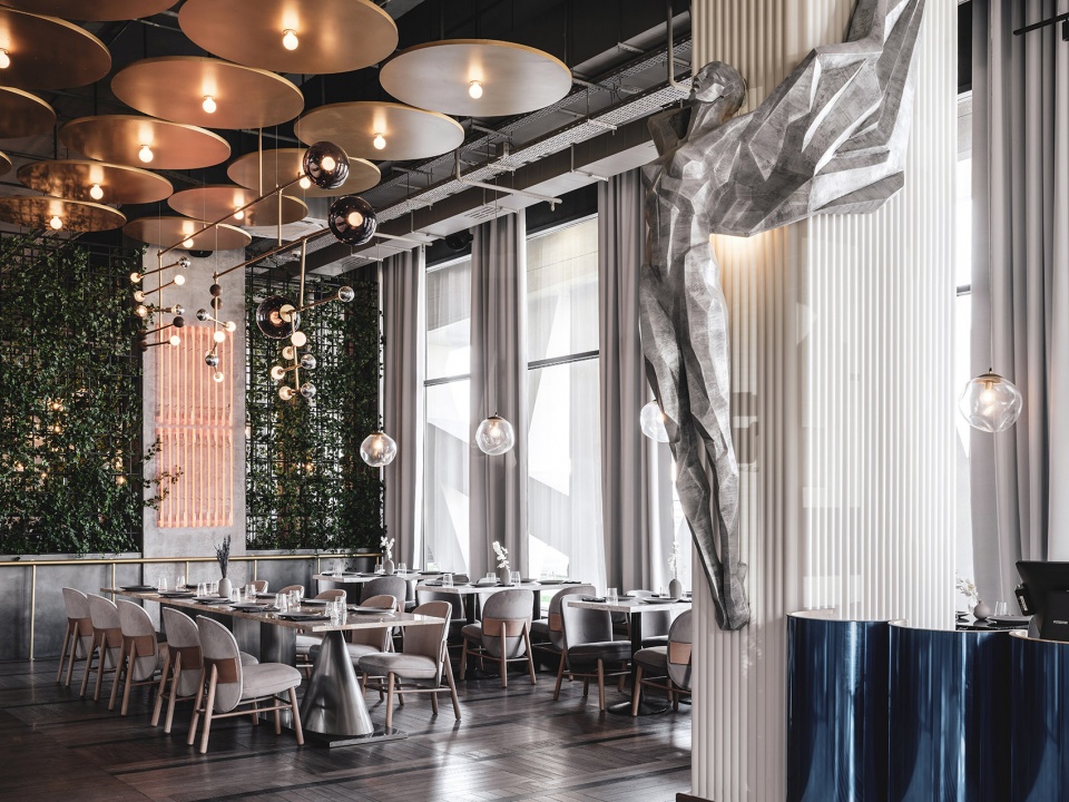 Restaurant Polyot by Asthetique