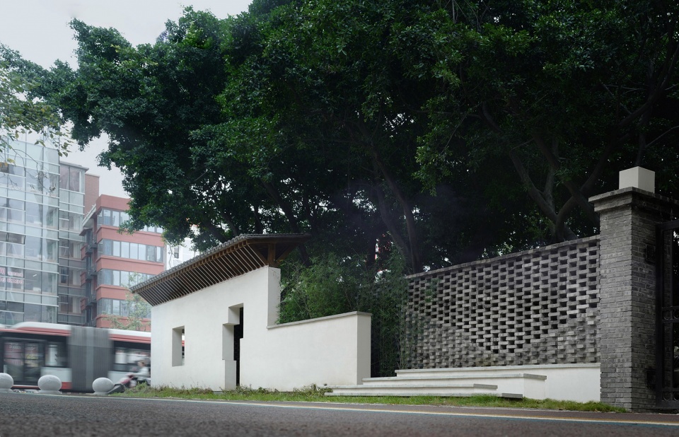first line garden chengdu junlong binhe road surrounding wall reconstruction design by verge creative design