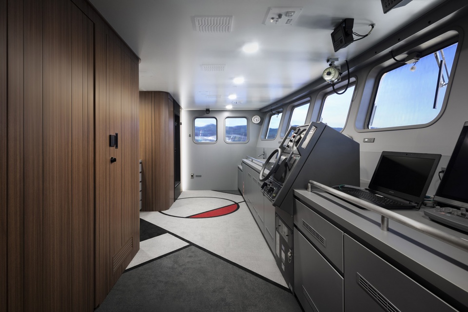 Interior and exterior design for the tuna longliner by nendo