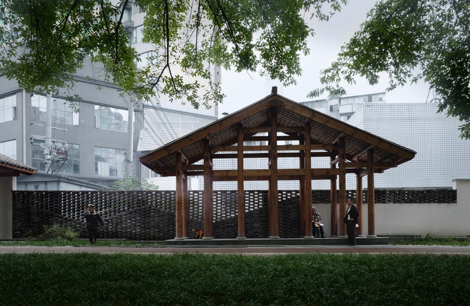 first line garden chengdu junlong binhe road surrounding wall reconstruction design by verge creative design