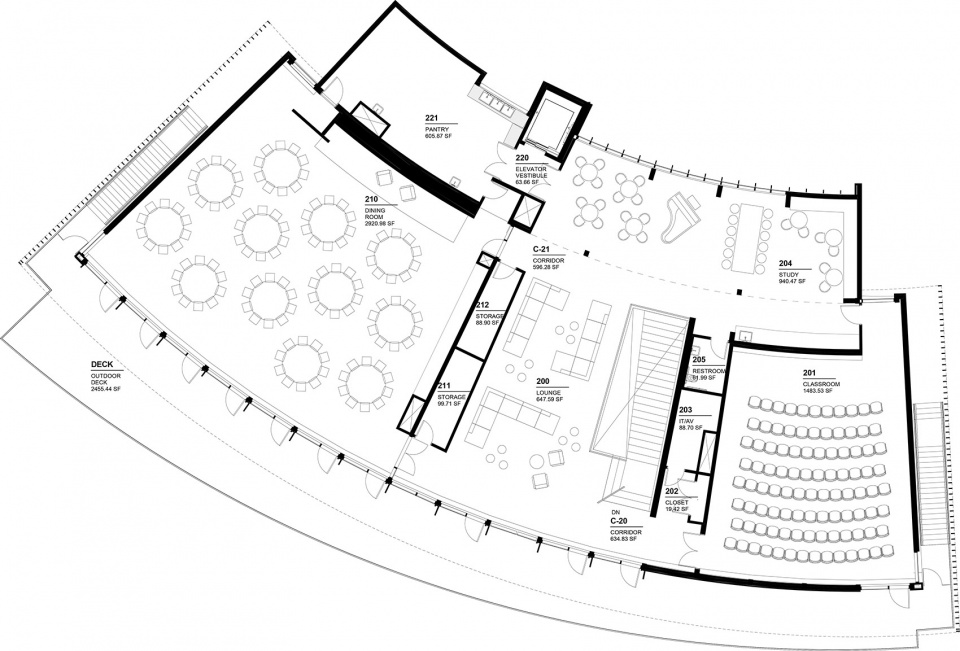 stanford university denning house by ennead
