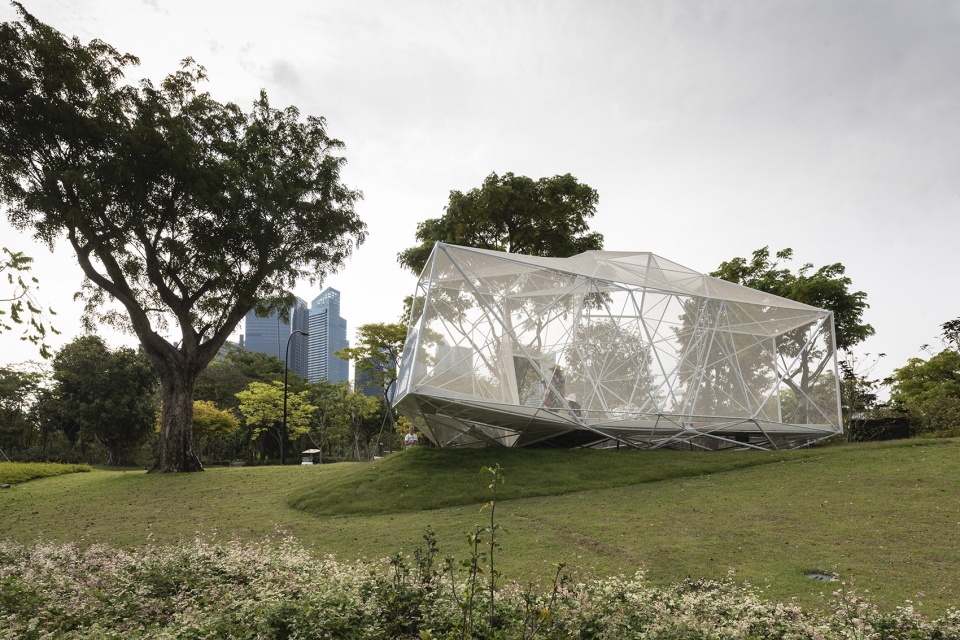 airmesh at gardens by the bay singapore by airlab