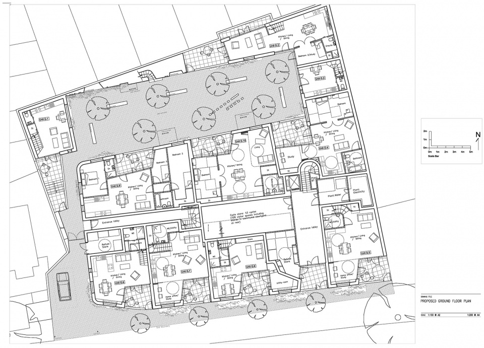 95 Peckham Road residential building by Peter Barber Architects