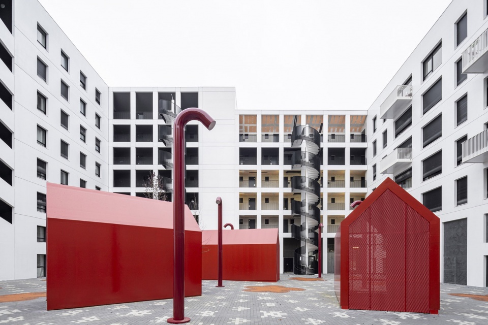 housing pairie au duc by ecdm