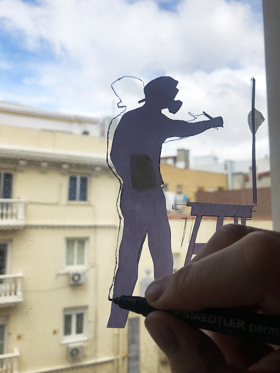 stay art home global creative initiative by pejac